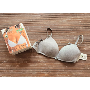 REGGISENO IN COTONE BIOLOGICO TG 3C GRIGIO