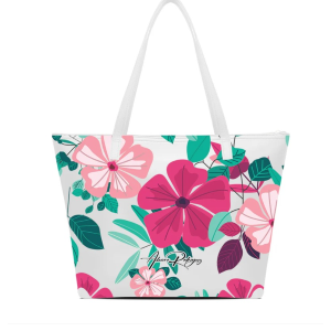 SHOPPER MAXI BIANCA FLOWER SEASON