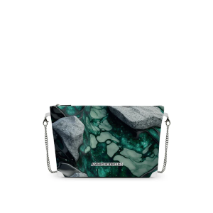 DIVA BAG BIANCA GREEN MARMLE