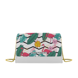 Borsa bianca Elegant Tropical