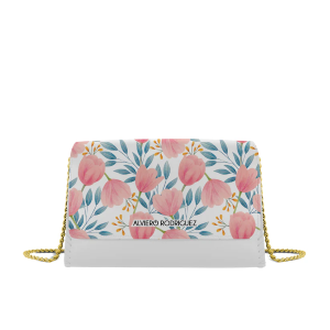 Borsa bianca Watercolor Floral