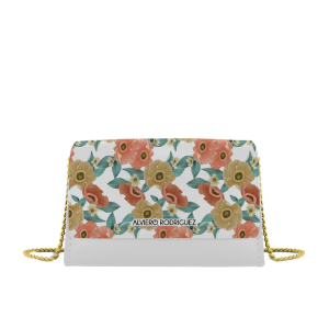 Borsa bianca Drawn Floral