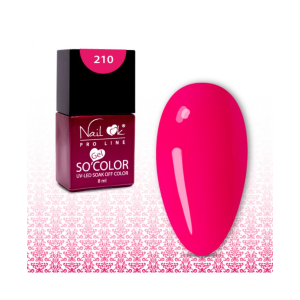 SO'COLOR CLASSIC 210 FLUO, GEL Semipermanente 8 Ml, Nail OoK Pro Line