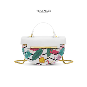 Borsa Bianca Giulia Elegant Tropical