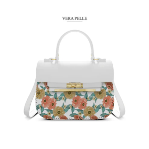 Borsa Bianca Zoe Drawn Floral