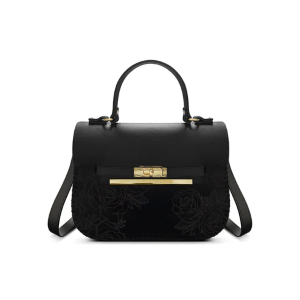 Borsa Zoe Roses Black