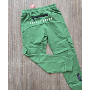 PANTALONE TUTA BIMBO VERDE YOURS 3 4 5 6 7 ANNI