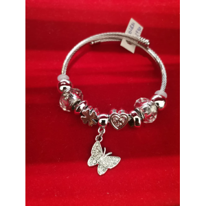 BRACCIALE CON FARFALLA BRILLANTINI