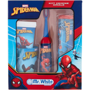 KIT IGIENE ORALE SPIDERMAN (SPAZZOLINO,DENTIFRICIO,BICCHIERE,PORTAFOGLIO)